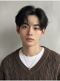 メンズ/men's/メンズカット/センターパート/ニュアンスパーマ