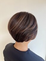 タバ ヘアー ドリ(taba hair dori)&nbsp;大人レイヤー×艶カラーボブ