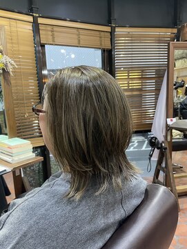 ロッソバイアルター 鎌取(ROSSO by aL-ter) 【ココアブラウン/オリーブグリーン/シャギーボブ】千葉香奈