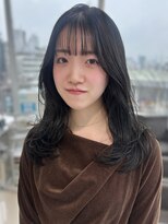 エアー 青山(AIR)&nbsp;韓国ヘア レイヤーカット 小顔 くびれヘア