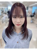 シャルムバイケンジ(Charm.by KENJE)&nbsp;レイヤー/レイヤーカット/ボルドー/ブリーチ/ハッシュカット
