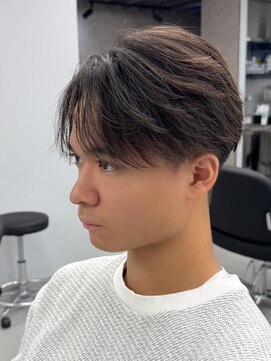 エルマーク 松山(L-MARK) シースルーマッシュ/ツーブロック/men's/メンズ/学割