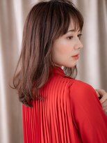 カバーヘア ブリス 北浦和(COVER HAIR bliss)&nbsp;グレージュブラウンウルフパーマミディアムレイヤー30代40代X