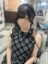 アイビー 新宿(IVY) 編みカチュサイドポニー