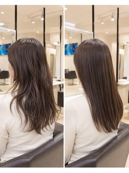 マティス 室見店(MATISSE)の写真/【室見駅10秒】うねり・広がりを自然に整え、柔らかく、艶のある大人ストレートへ