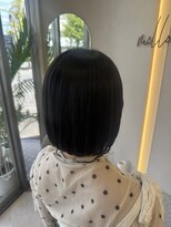 メロウ(mellow)&nbsp;まとまり感続く◎切りっぱなしボブ×トリートメントで艶髪♪
