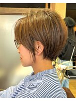 ハピネス クローバー 学園前店(Happiness CLOVER)&nbsp;ナチュラルショートショートボブ×髪質改善×白髪ぼかし22