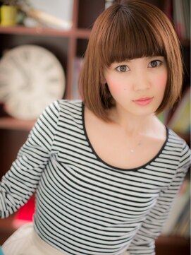 カバーヘア ブリス 北浦和(COVER HAIR bliss) *+COVER HAIR+*…まっすぐバングで可愛い☆サラサラ小顔ボブb!