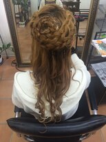 ヘアメイク プリンセス(Hair Make PRINCESS)&nbsp;編み込みアレンジ