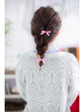 ヘアアンドビューティー ミック(Hair & Beauty miq) 編み込みプリンセス風アレンジa