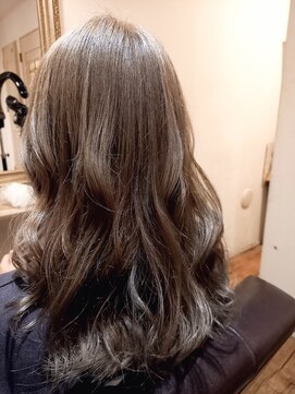 ヘアリゾートエーアイ 高田馬場店(hair resort Ai) 20代30代40代マロンベージュ/Aラインボブ/かきあげ[高田馬場駅]