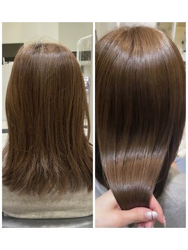 トリコ心斎橋(trico) 酸性ストレートでブリーチ・ハイダメージにも極艶髪★ダメージ0