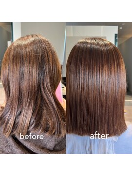 イース(ece.) ボブ×髪質改善×ストレート