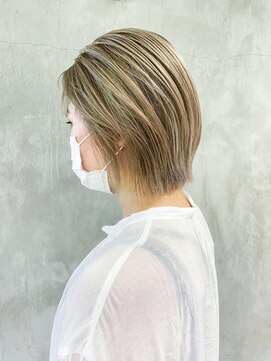 アルバム 渋谷パルコ(ALBUM) ウルフベージュ_チェリーブラウンフェミニンロング_ba363042