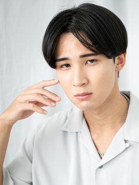 グルーミングサロン バーバー キャッスル 北浦和西口(Grooming salon Barber Castle) ネイビーブラックでビジネスシーンも◎マッシュショートC北浦和