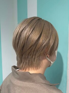 マティーナ ヘアー 池袋(Matina hair) 【ショート×ミルクティー】20代30代40代50代