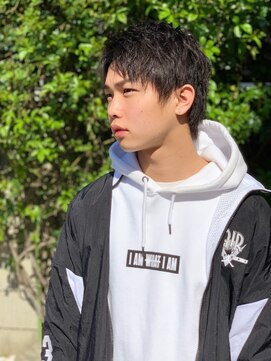 アクアマリン8810 ハチハチイチゼロ(AQUA MARINE 8810) マッシュパーマ/ウルフ/波巻き/ハイライト/北習志野