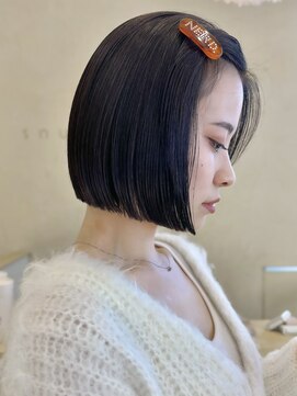 スニュウ(snuw) ケアカラー髪質改善はボブミニボブ