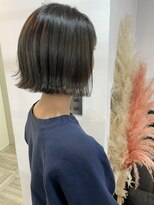 ロアヘアーコーディネート 京都駅前店(LoRE hair coordinate) ふんわりと軽やかな透明感！シースルーバングぷつっとボブ