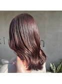 ピンクブラウン/暖色カラー/カット/カラー/トリートメント