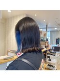 インナーカラーデザインカラーブリーチハイライト髪質改善北浦和