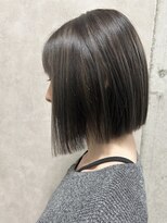 ルノン(LUNON) コントラストハイライト/グレージュ/切りっぱなし