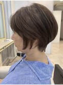 美髪 大人かわいい ベージュ 40代 50代 60代 白髪染め 似合わせ