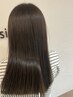 【平日限定】艶髪お任せカラーカット＋システムトリートメント 13500→11500