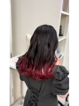 アライブ ハラジュク(ALIVE harajuku) 【ALIVE 夕貴】レッドグラデーションカラー