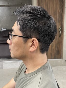 フイ 新宿3丁目(Hui) ハイトーンカラー/マッシュパーマ/アースカラー/men's/