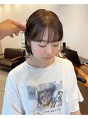 マロンベージュボブ
