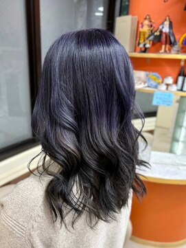 エターナルバイマティーナ(Eternal by MATINA) 【ネイビー×ブラックグラデーション】 池袋美容室