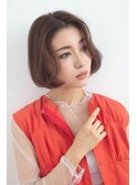甘くなりすぎないフェミニンボブ☆