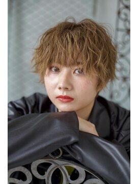 エクファ ヘア オリジン(ex-fa hair origin) 黒髪カタロググレーベージュレイヤーロングアッシュカラー