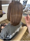 ネオメテオストレート　酸性ストレート　大人ボブ
