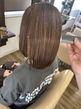 ジッピー ヘアーコレクション ネオメテオストレート　酸性ストレート　大人ボブ