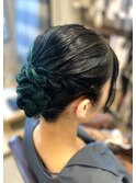 結婚式　ヘアセット