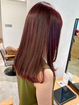 ミュラ(mulah) 秋冬おすすめワインレッドボルドーカラー＊ワンカール暖色カラー