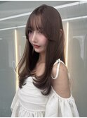 @votan_juri/博多/顔周りカット/レイヤー/ブラウン