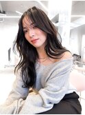 韓国レイヤー20代30代40代デジタルパーマ天使の羽バング2