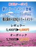 『お試し』☆★NEW☆★SONQトリートメント+根元染め(オーガニック) 5,700円→