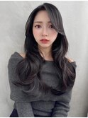 ワンホンレイヤーレイヤーカットヨシンモリイメチェン前髪なし