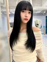 ツヤと美髪が叶う♪韓国発『髪質改善×レイヤー』［前髪カット/ダブルカラー/レイヤーカット/ボブ/韓国］