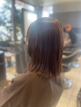 アース 南福島店(HAIR&MAKE EARTH) 切りっぱなしボブ