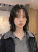 レイヤーボブパーマくびれボブレイヤーパーマ結べるボブ