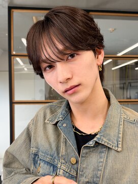 ソアメンズ 渋谷(soar men's) ◎小顔効果！縮毛矯正ストレートでツーブロックマッシュ