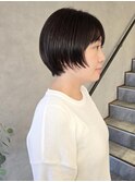 顔まわりレイヤー×ショート