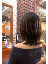 ヘアメイク フレンシア(hair make flencia)&nbsp;くびれラインで魅せる大人女子のミディ【435スタイル】