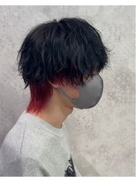 men's salon tiam 渋谷 メンズカット/メンズカラー/韓国【ティアム】&nbsp;インナーカラーウルフ