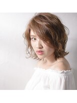 ヘアーアンドメイク シーク 八王子(HAIR&MAKE SeeK) 大人かわいい外ハネミディ
